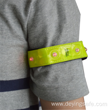 Reflective Armband With Led Lights In Side